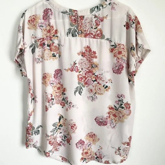 Buffalo David Bitton Pink Floral Blouse - Picture 5 of 5